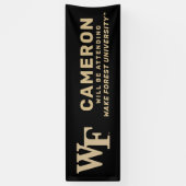 Wake Forest-universiteit | WF Spandoek (Verticaal)