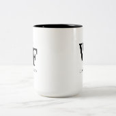 Wake Forest-universiteit | WF Tweekleurige Koffiemok (Center)