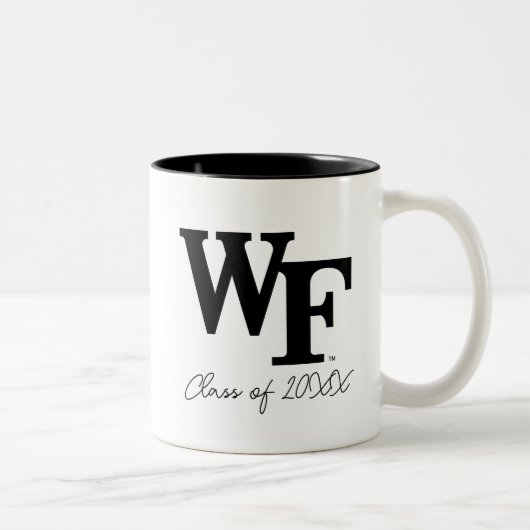 Wake Forest-universiteit | WF Tweekleurige Koffiemok (Rechts)