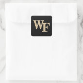 Wake Forest-universiteit | WF Vierkante Sticker (Tas)