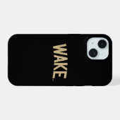 Wake Forest-universiteit | Zogboog iPhone 15 Hoesje (Achterkant horizontaal)
