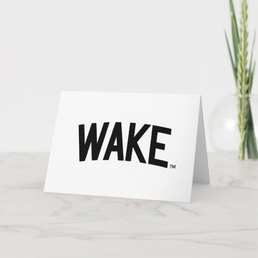 Wake Forest-universiteit | Zogboog Kaart (Voorkant)