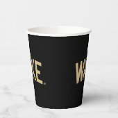 Wake Forest-universiteit | Zogboog Papieren Bekers (Links)