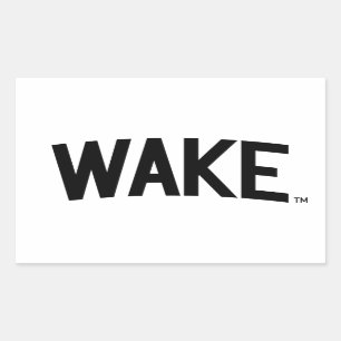 Wake Forest-universiteit   Zogboog Rechthoekige Sticker