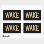 Wake Forest-universiteit | Zogboog Rechthoekige Sticker (Vel)