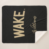 Wake Forest-universiteit | Zogboog Sherpa Deken (Voorkant (horizontaal))