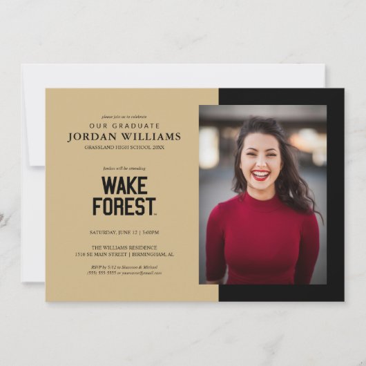Wake Forest University | Wake Forest Aankondiging (Voorkant)