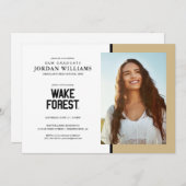 Wake Forest University | Wake Forest Aankondiging (Voorkant / Achterkant)