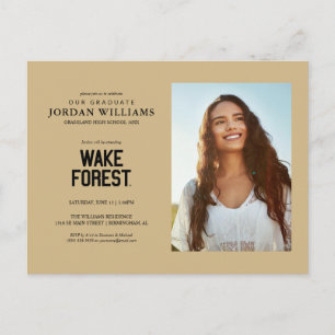 Wake Forest University Wake Forest Aankondigingskaart