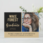 Wake Forest University | Wake Forest Kaart (Staand voorkant)
