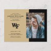 Wake Forest University | WF Aankondigingskaart (Voorkant)
