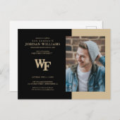 Wake Forest University | WF Aankondigingskaart (Voorkant / Achterkant)