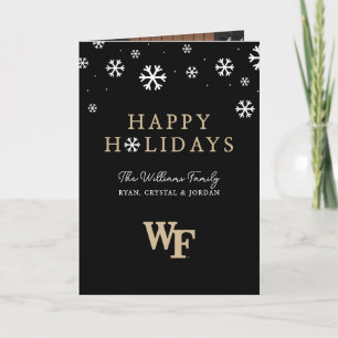 Wake Forest University WF Feestdagen Kaart