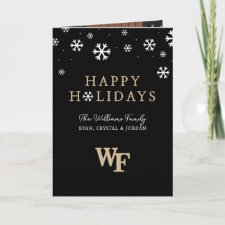 Wake Forest University | WF Feestdagen Kaart