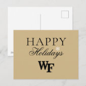 Wake Forest University | WF Feestdagenkaart (Voorkant / Achterkant)