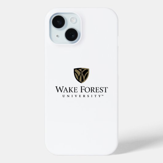 Wake Forest University Wordmark Case-Mate iPhone Case (Achterkant)