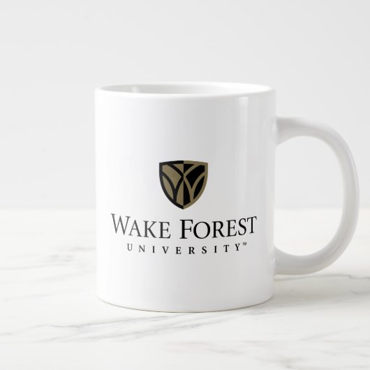 Wake Forest University Wordmark Extra Grote Beker (Rechts)
