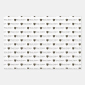 Wake Forest University Wordmark Inpakpapier Vel (Voorkant 2)