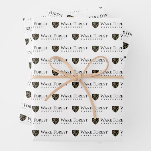 Wake Forest University Wordmark Inpakpapier Vel (In situ)