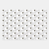 Wake Forest University Wordmark Inpakpapier Vel (Voorkant)