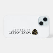 Wake Forest University Wordmark iPhone 15 Hoesje (Achterkant horizontaal)