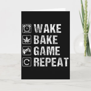 Wake Ke Game Herhaal Videospel Wiet Roker Pot Gif Kaart