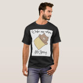 Wake me als het de lente is t-shirt (Voorkant volledig)