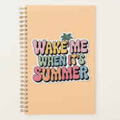 Wake Me When It’s Summer Retro Vibes Planner (Devant)