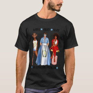 Wake Pray Slay Guatemalteekse Prinses Vlag Van Gua T-shirt