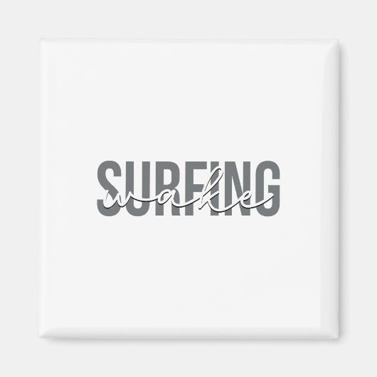 Wake Surfing Wakesurf Wake Surfer Surfing Boat  Magneet (Voorkant)