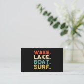 Wake Surfred Wake Surf Wake Surfing Rope Surf Visitekaartje (Staand voorkant)