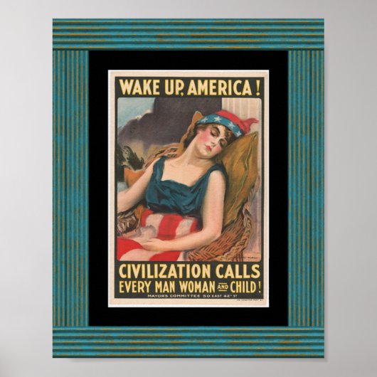 Wake Up America Poster (Voorkant)