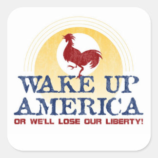 Wake Up America sticker