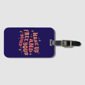 Wake Up and Free your Mind Bagagelabel (Voorkant (horizontaal))