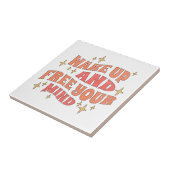 Wake Up and Free your Mind Tegeltje (Zijkant)