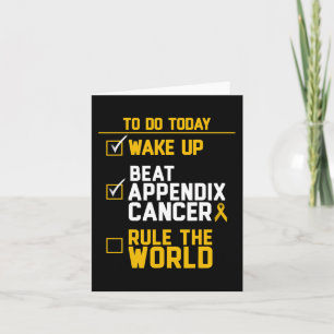 Wake Up Beat Appendix Kanker Regel de wereld Kaart