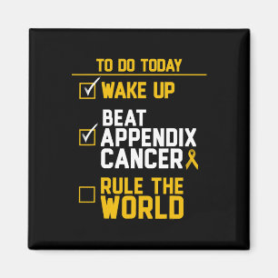 Wake Up Beat Appendix Kanker Regel de wereld Magneet