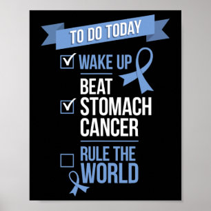 Wake Up Beat Maagkanker Regel de Wereld 1 Poster