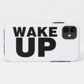 Wake Up Black Case-Mate iPhone Case (Achterkant (horizontaal))