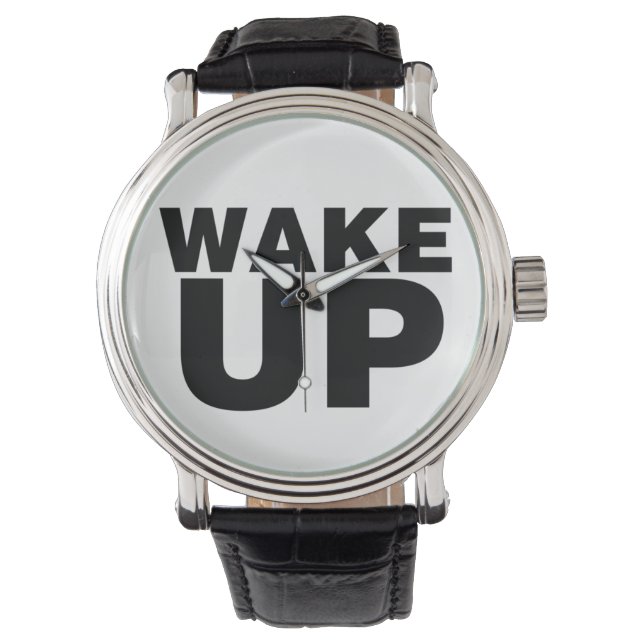 Wake Up Black Horloge (Voorkant)