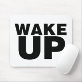 Wake Up Black Muismat (Met muis)