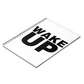 Wake Up Black Notitieboek (Linkerzijde)