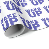 Wake Up Blue Cadeaupapier (Rol Hoek)
