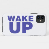 Wake Up Blue Case-Mate iPhone Case (Achterkant (horizontaal))