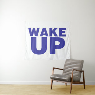 Wake Up Blue Wandkleed