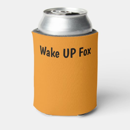 Wake UP Fox Coozie (Blikje Achterkant)