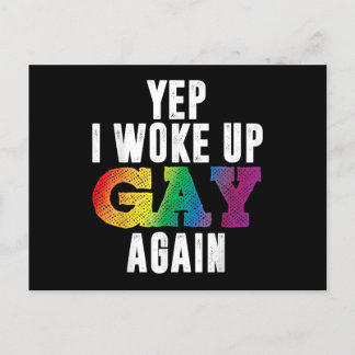 Wake Up Gay Pride - Rainbow Queer Gay CSD Party NL Feestdagenkaart