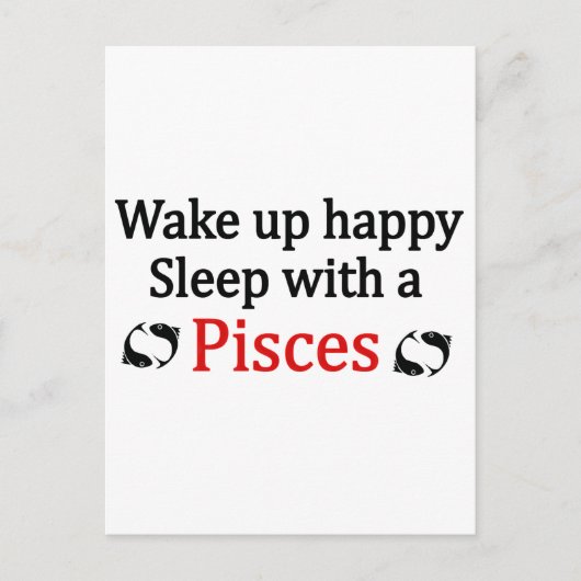 Wake Up Happy Briefkaart (Voorkant)