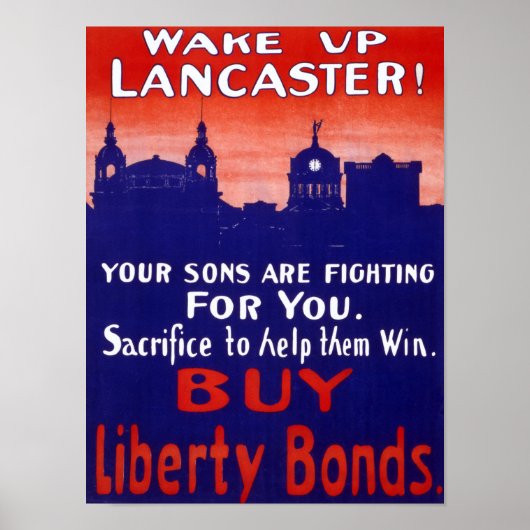 Wake Up Lancaster Poster (Voorkant)