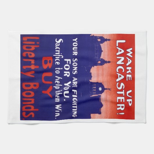 Wake Up Lancaster Theedoek (Horizontaal)